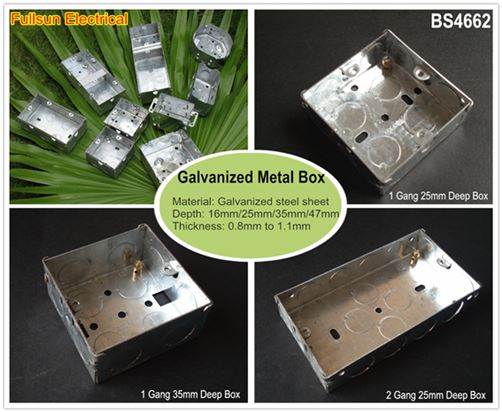 Metal 1 Gang Box Metal 1 Gang Box