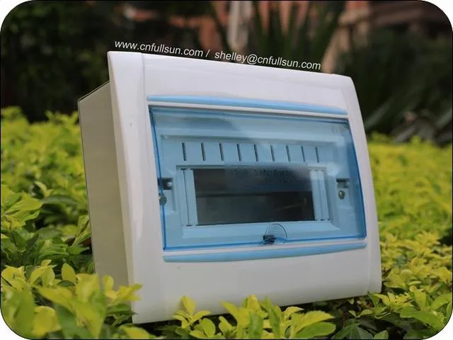 תיבת הפצה חשמלית עם רצועת פלורסנט