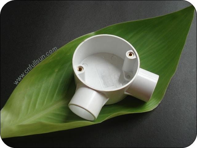 תיבת צינור זווית PVC