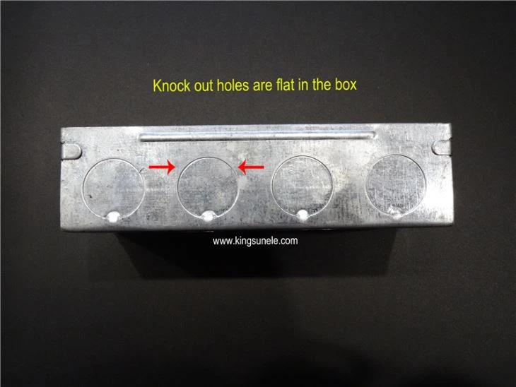 2 Gang Box With Screw Terminal