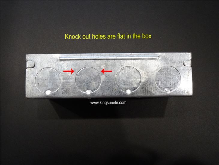 Shallow Octagon Electrical Box