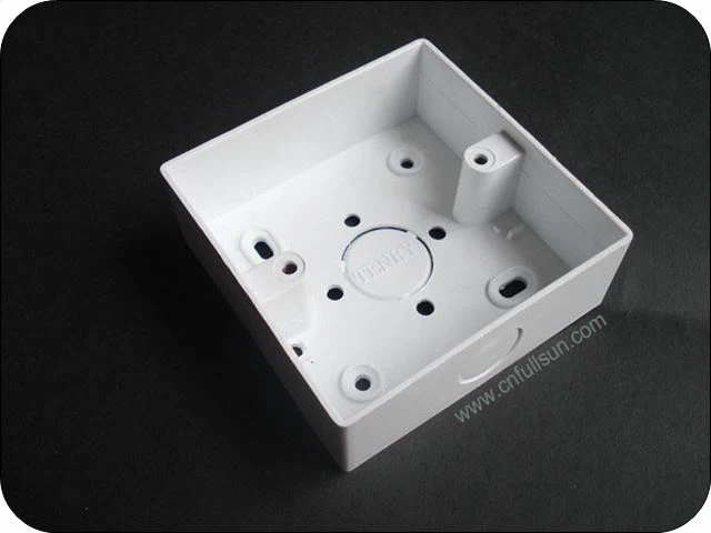 תיבת מתג PVC משטח חלק לשקע מתג